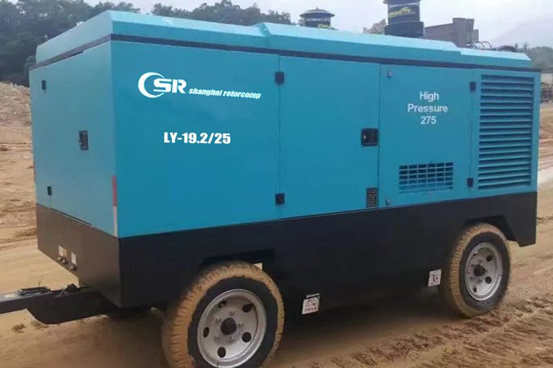 Compresor de Aire Portátil, con Motor Diésel Serie LY